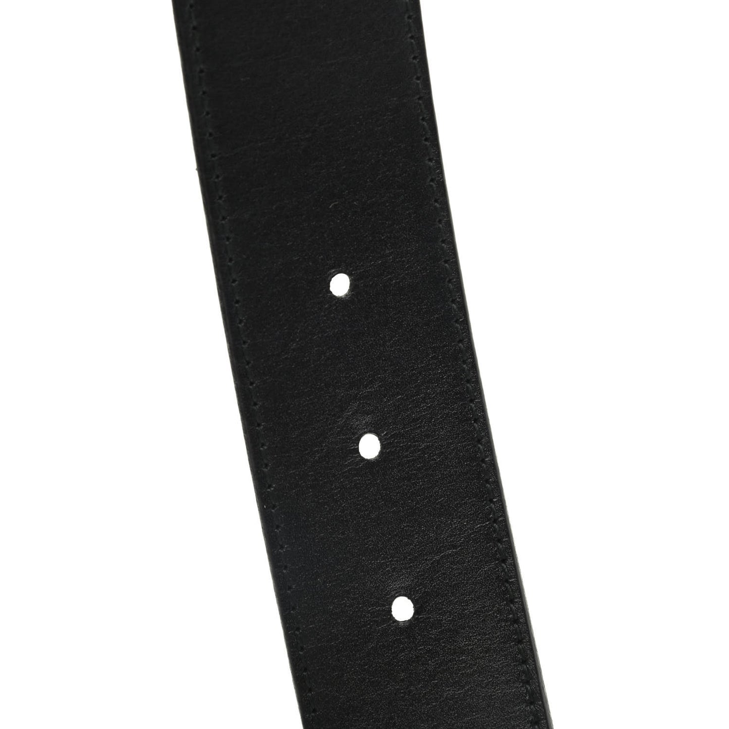 GG Supreme Monogram Selleria Calfskin Interlocking G Reversible 37mm Belt 95 38 Beige Ebony Black
