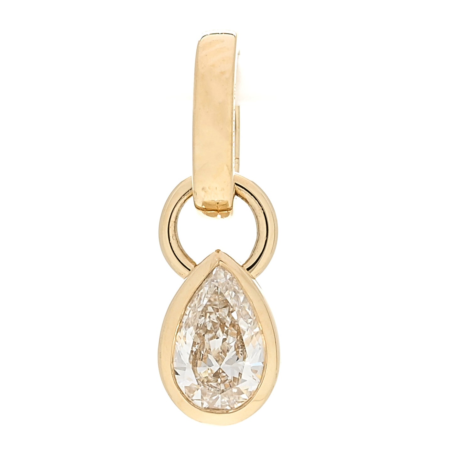 18K Yellow Gold Diamond Forever & Always a Pair Pendant