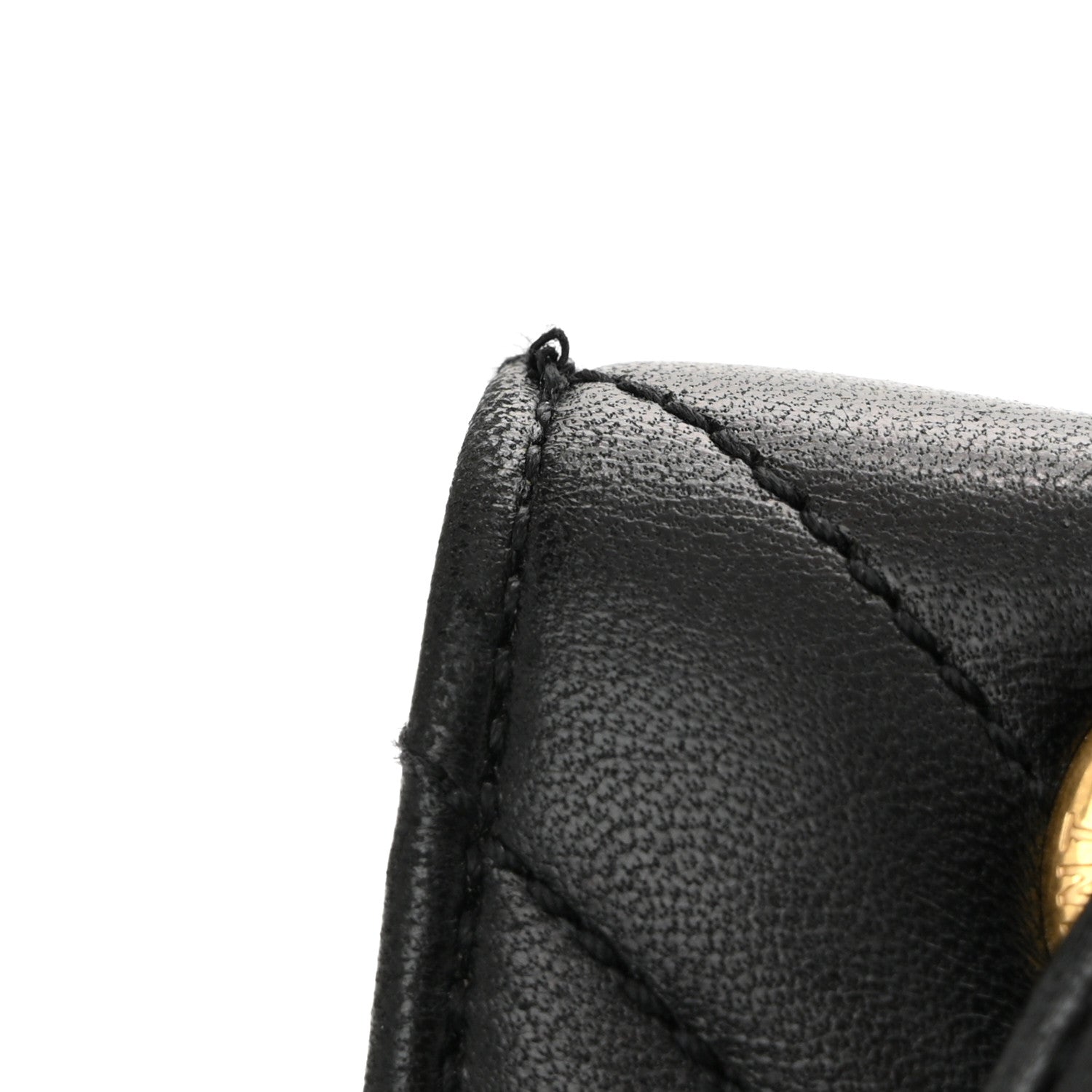 Saint Laurent Lambskin Matelasse Chevron Medium Monogram Satchel Black 11 of 11