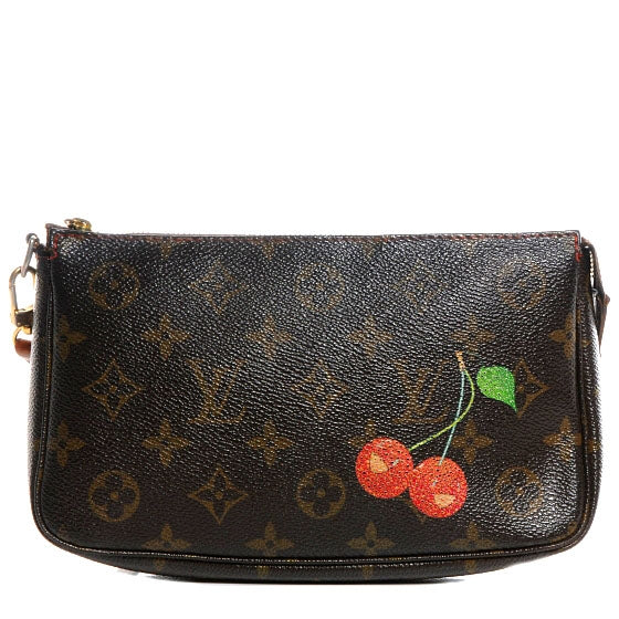 Monogram Cerises Pochette Accessories Long Strap