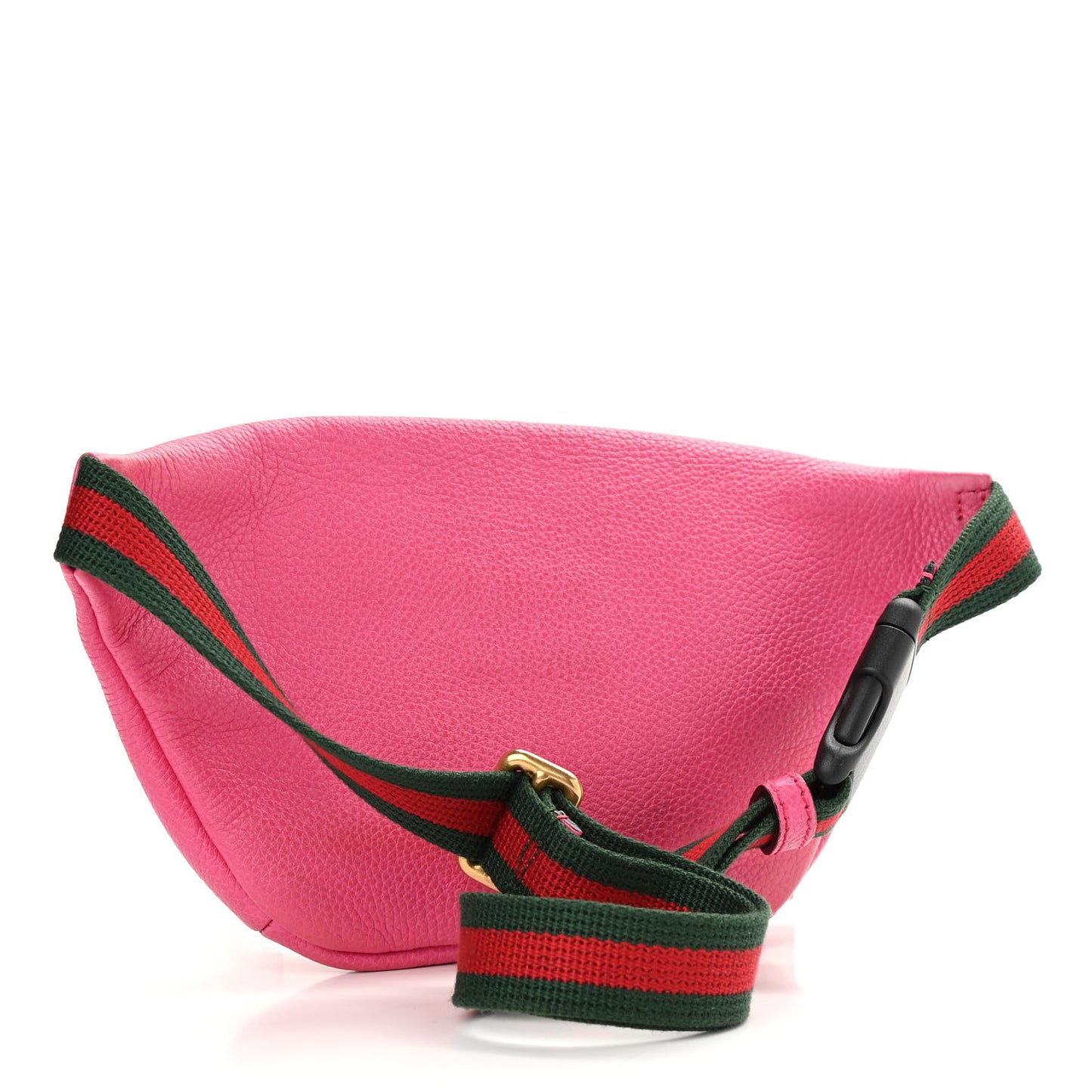 Grained Calfskin Small Logo Belt Bag Box Pink Green