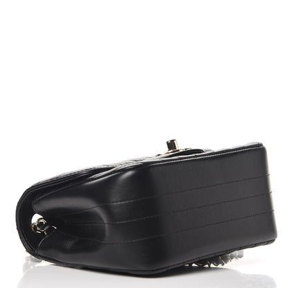 Chanel Lambskin Chevron Quilted Mini Square Flap Black 4 of 8