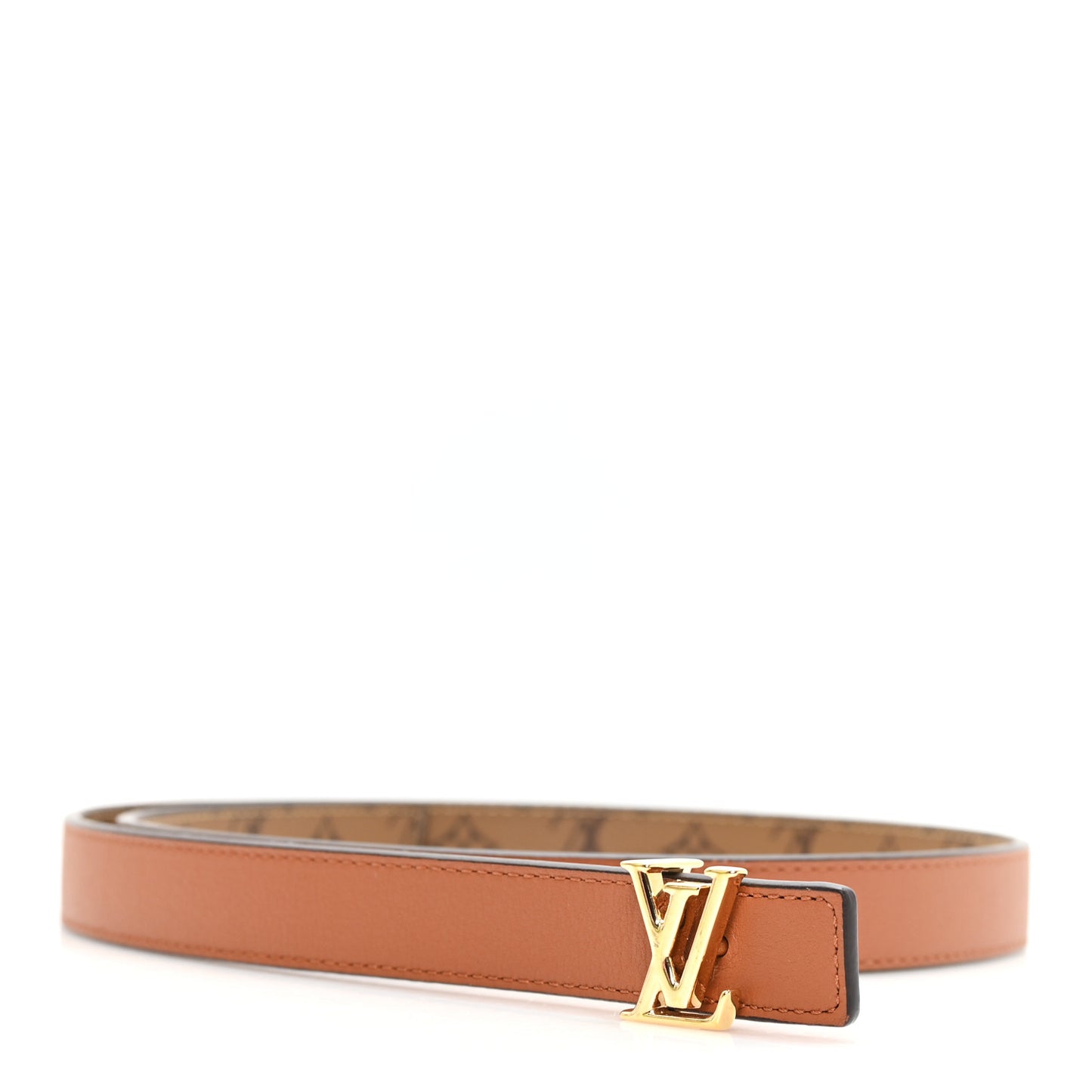 Calfskin Reverse Monogram 20mm LV Iconic Reversible Belt 75 30 Black