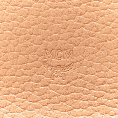 MCM Calfskin Studded Patricia Wallet On Chain Cognac 6 of 12