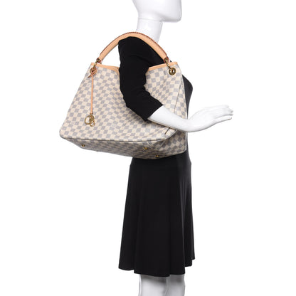 Louis Vuitton Damier Azur Artsy MM 2 of 9