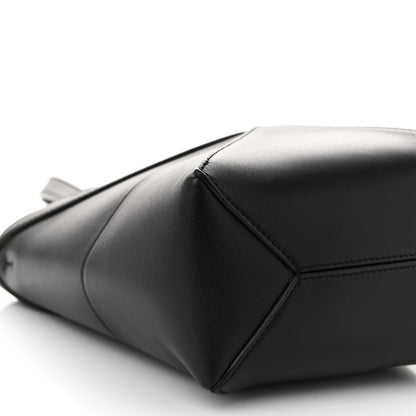 Loewe Shiny Calfskin Mini Puzzle Fold Tote Black 9 of 10