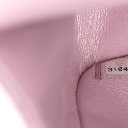 Chanel Iridescent Calfskin Quilted Medium Double Flap Light Pink 7 of 11