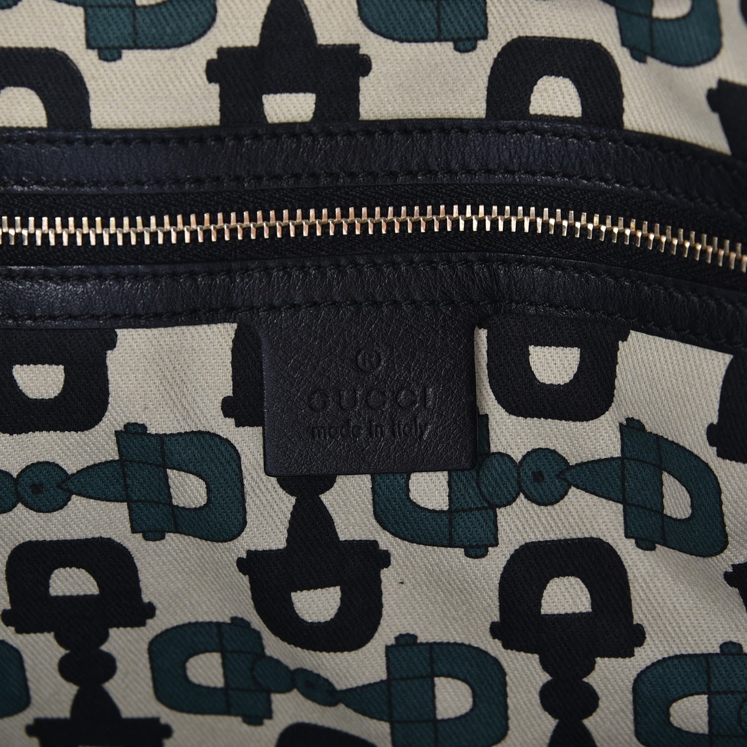 Gucci Guccissima Medium Pelham Shoulder Bag Black 12 of 13