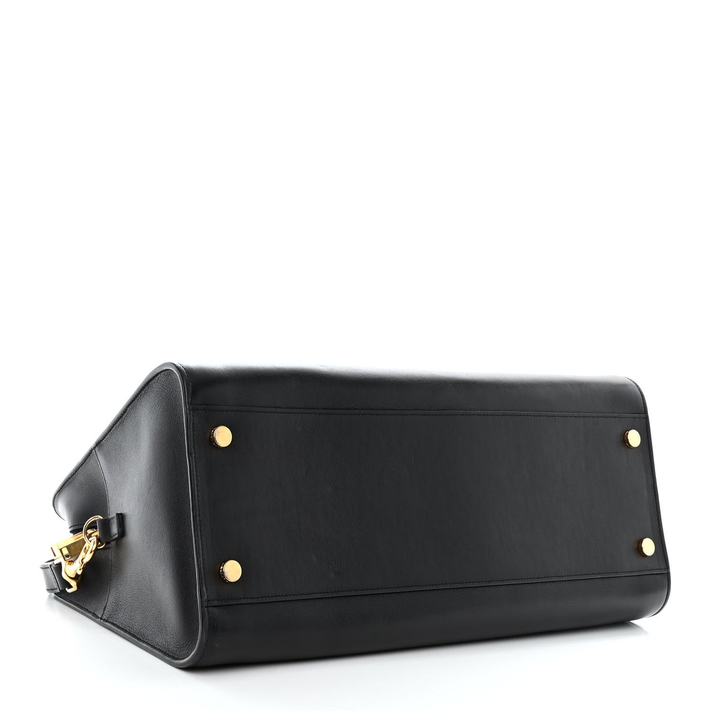 Smooth Calfskin Medium Monogram Cabas Black