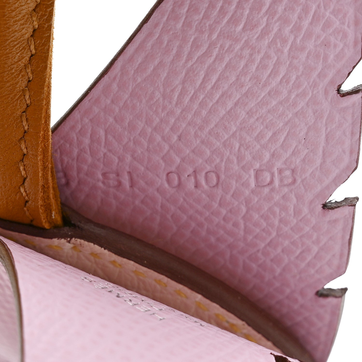 Hermes Ostrich Epsom Swift Birdy Bag Charm Mauve Sylvestre Nata Jaune Citron Magnolia Sesame 4 of 4