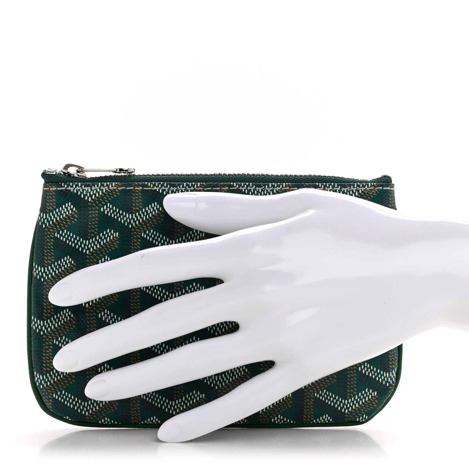 Goyard Goyardine Mini Senat Pochette Green 2 of 8