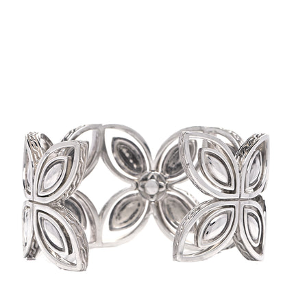 John Hardy Sterling Silver Kawung Flower Cuff Bracelet 3 of 4