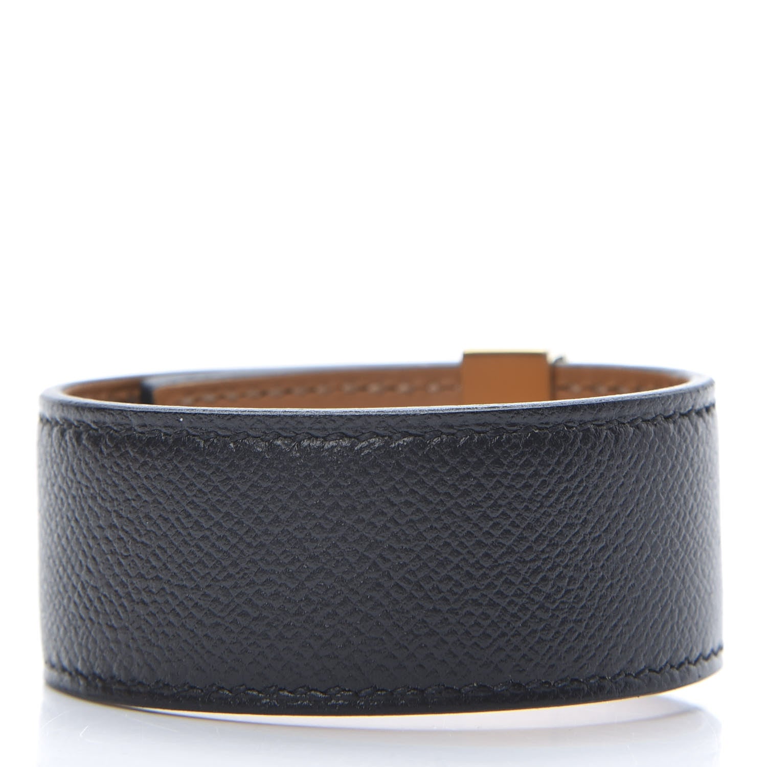 Hermes Madame Calfskin Collier de Chien 24 Bracelet T1 Black 3 of 6