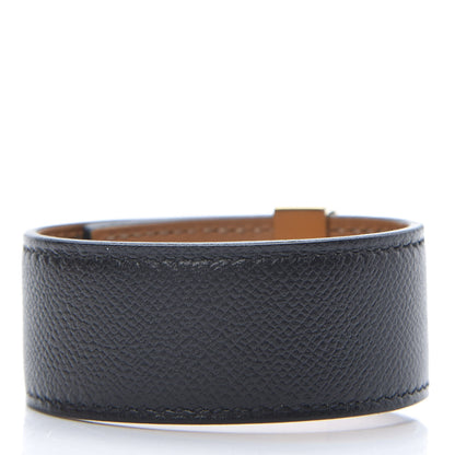 Hermes Madame Calfskin Collier de Chien 24 Bracelet T1 Black 3 of 6