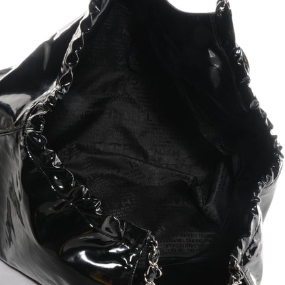 Chanel Vinyl XL Coco Cabas Black 5 of 7