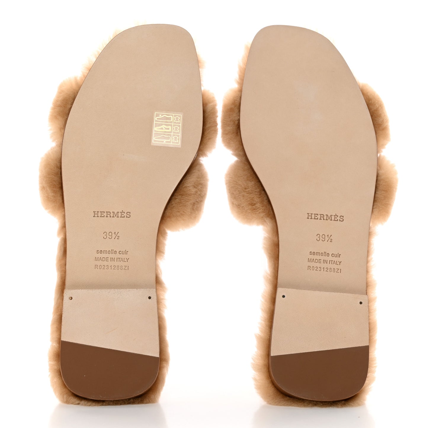 Woolskin Oran Sandals 39.5 Beige Argile