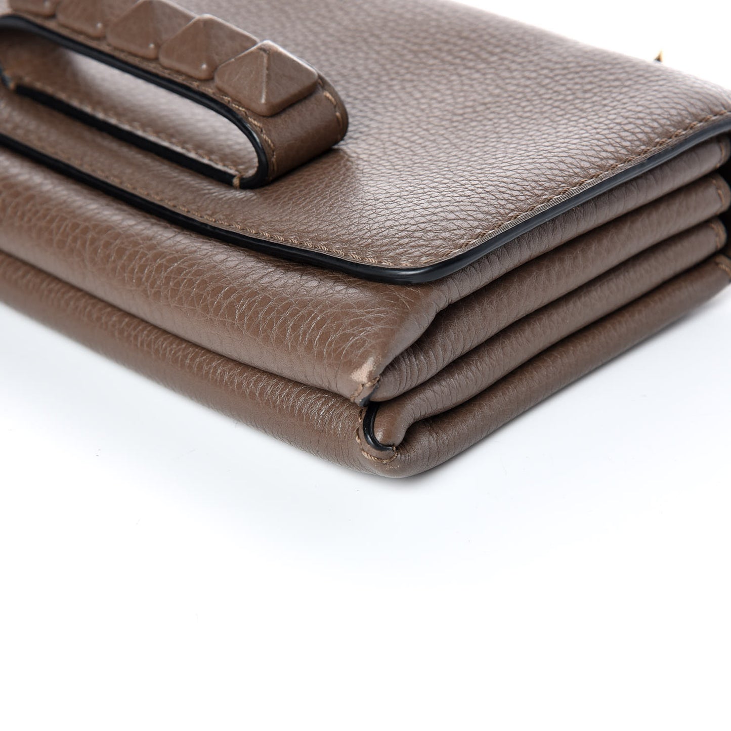 Pebbled Calfskin Va Va Voom Shoulder Bag Brown