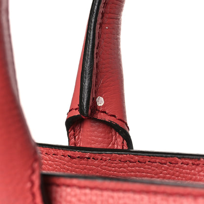 Burberry Grainy Calfskin House Check Small Banner Tote Cinnamon Red 10 of 10
