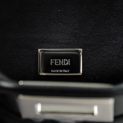 Fendi Nappa Flowerland Micro Peekaboo Iconic Satchel Black Multicolor 6 of 7