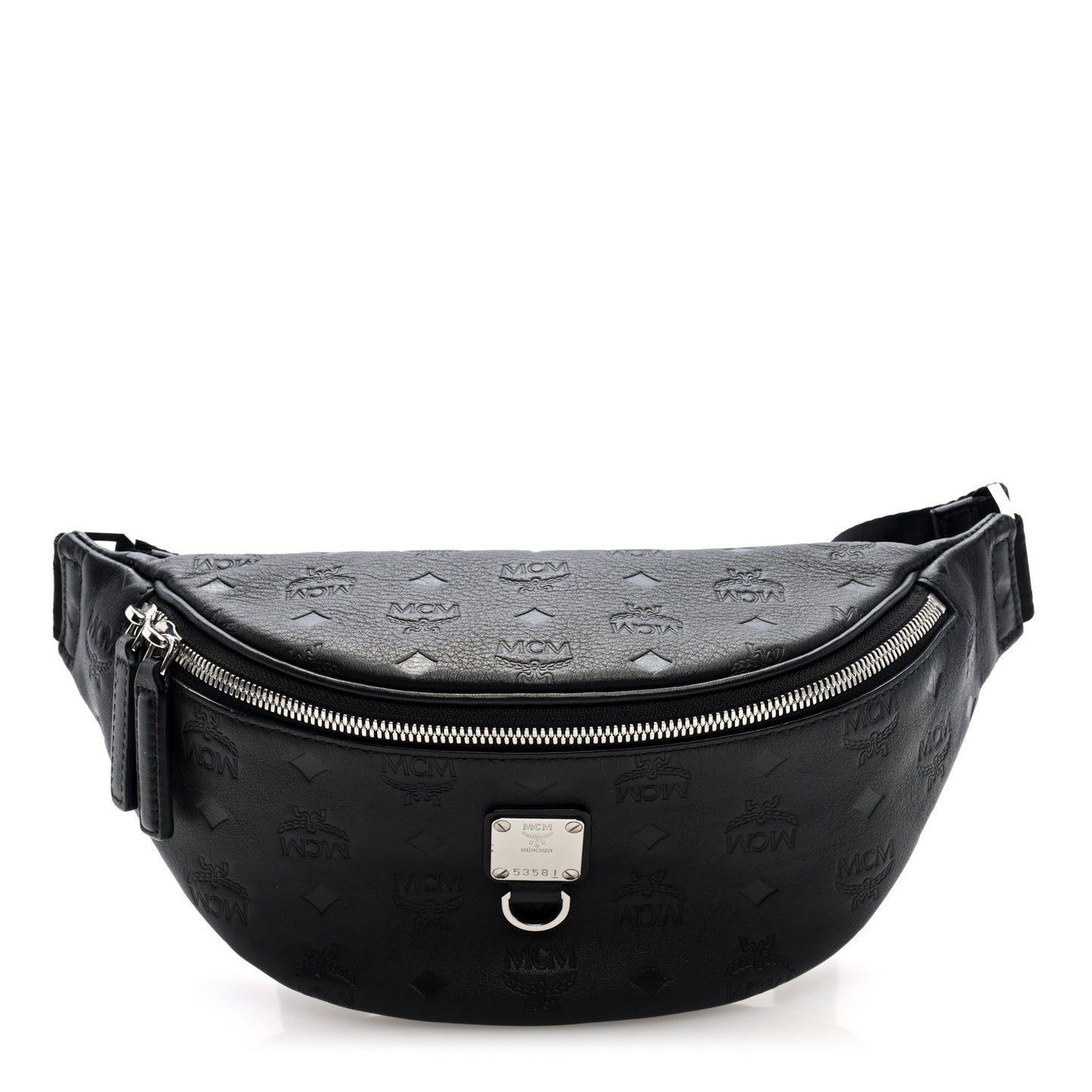 Calfskin Ottomar Monogram Belt Bag Black