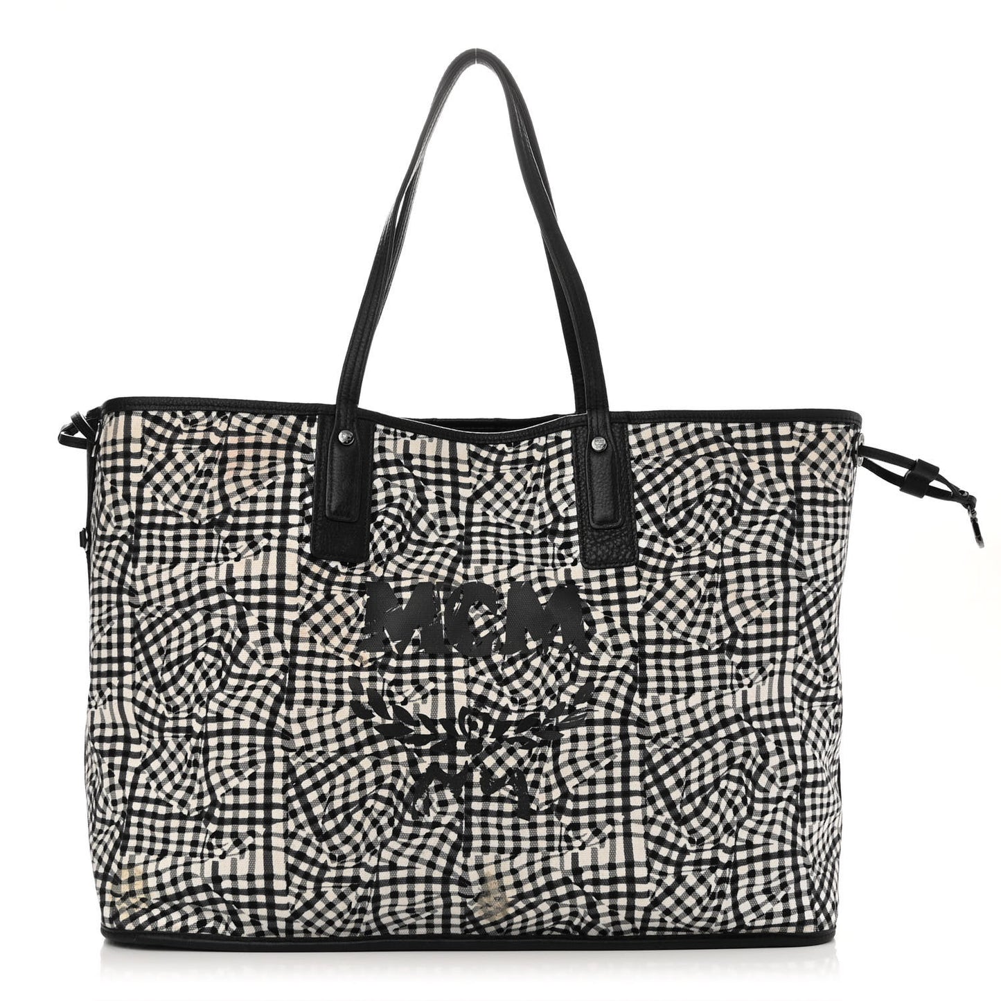 Visetos Large Liz Reversible Shopper Tote Black
