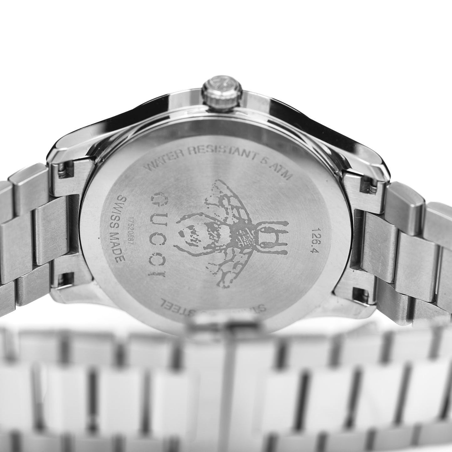 Stainless Steel 38mm G-Timeless Charm Quartz Watch Black