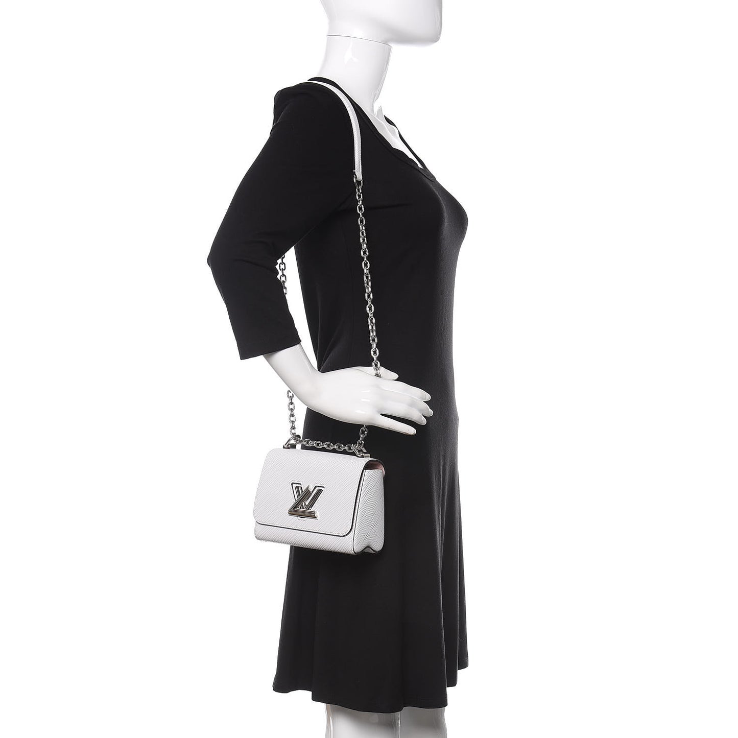 Epi Twist Shoulder Bag Mini White