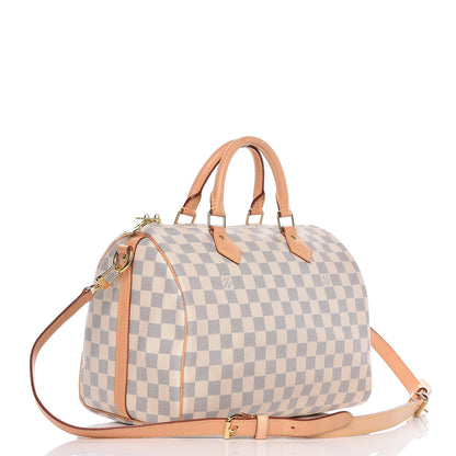 Louis Vuitton Damier Azur Speedy Bandouliere 30 3 of 11