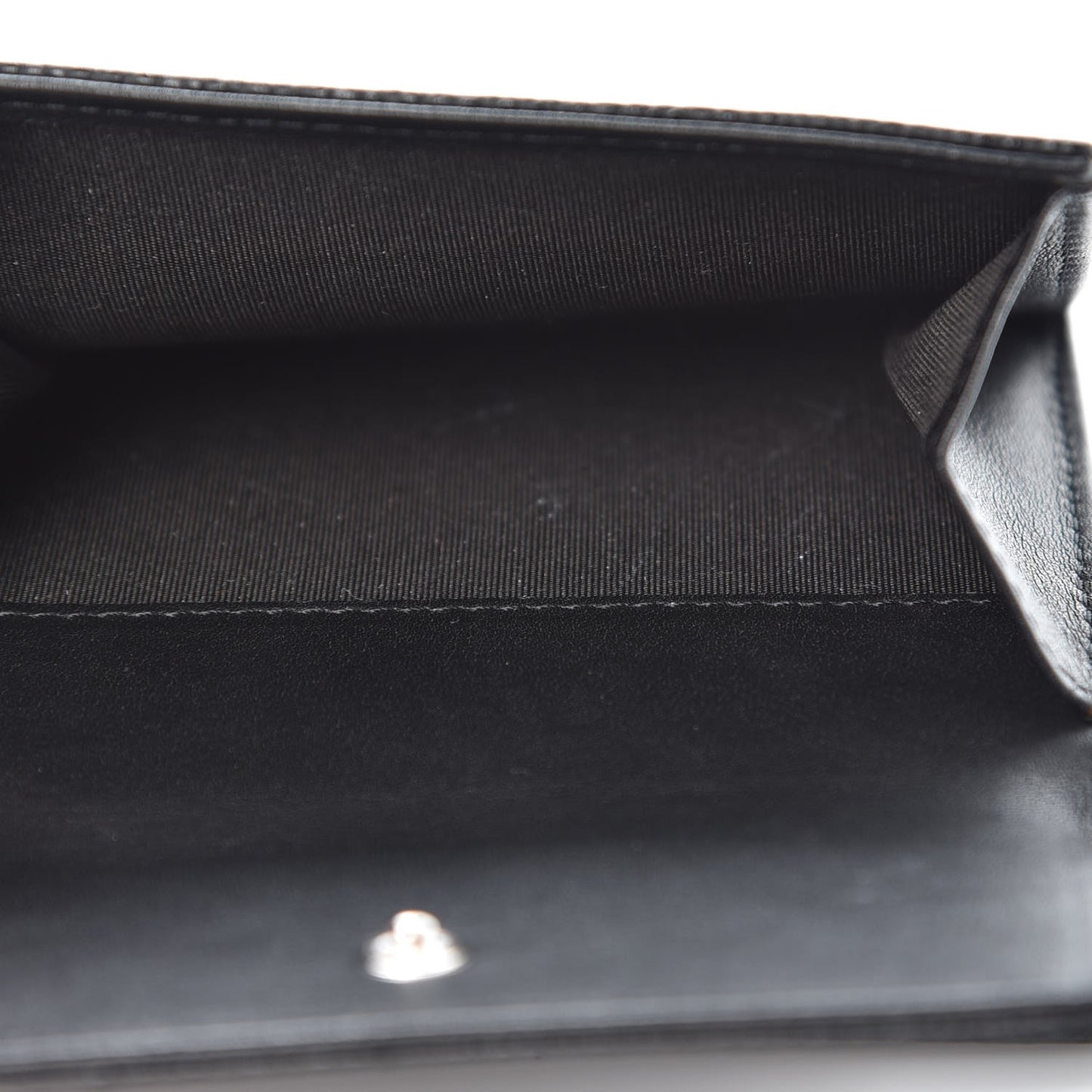 Caviar Timeless CC Compact French Wallet Black