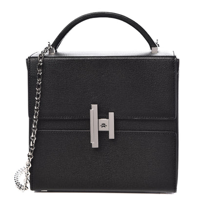 Hermes Chevre Mysore Cinhetic Boxy Top Handle Bag Black 1 of 12