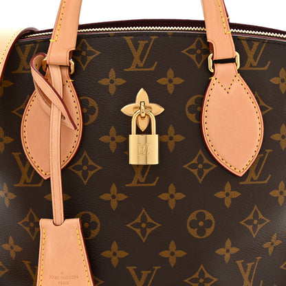 Louis Vuitton Monogram Flower Zipped Tote PM Beige 8 of 10