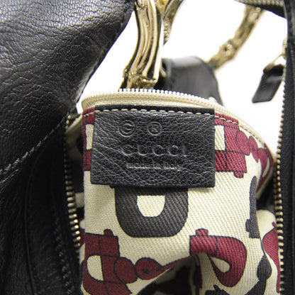 Gucci Guccissima Half Moon Bamboo Ring Hobo 7 of 9