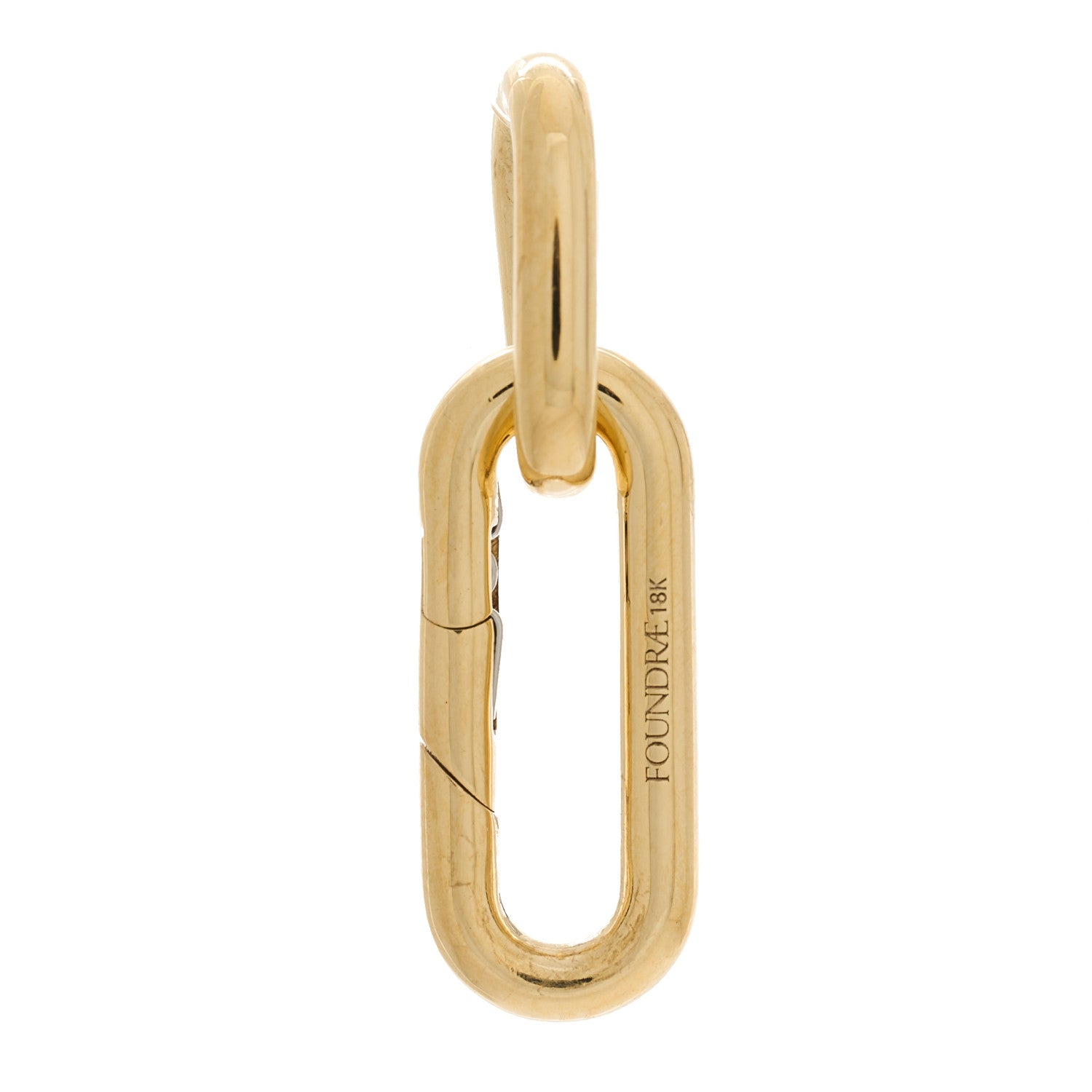 Foundrae 18K Yellow Gold Small Removable Drop Annex Link 3 of 3