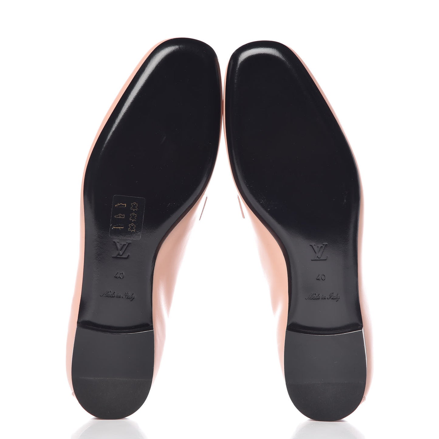 Calfskin Upper Case Flat Loafer 40 Rose Clair