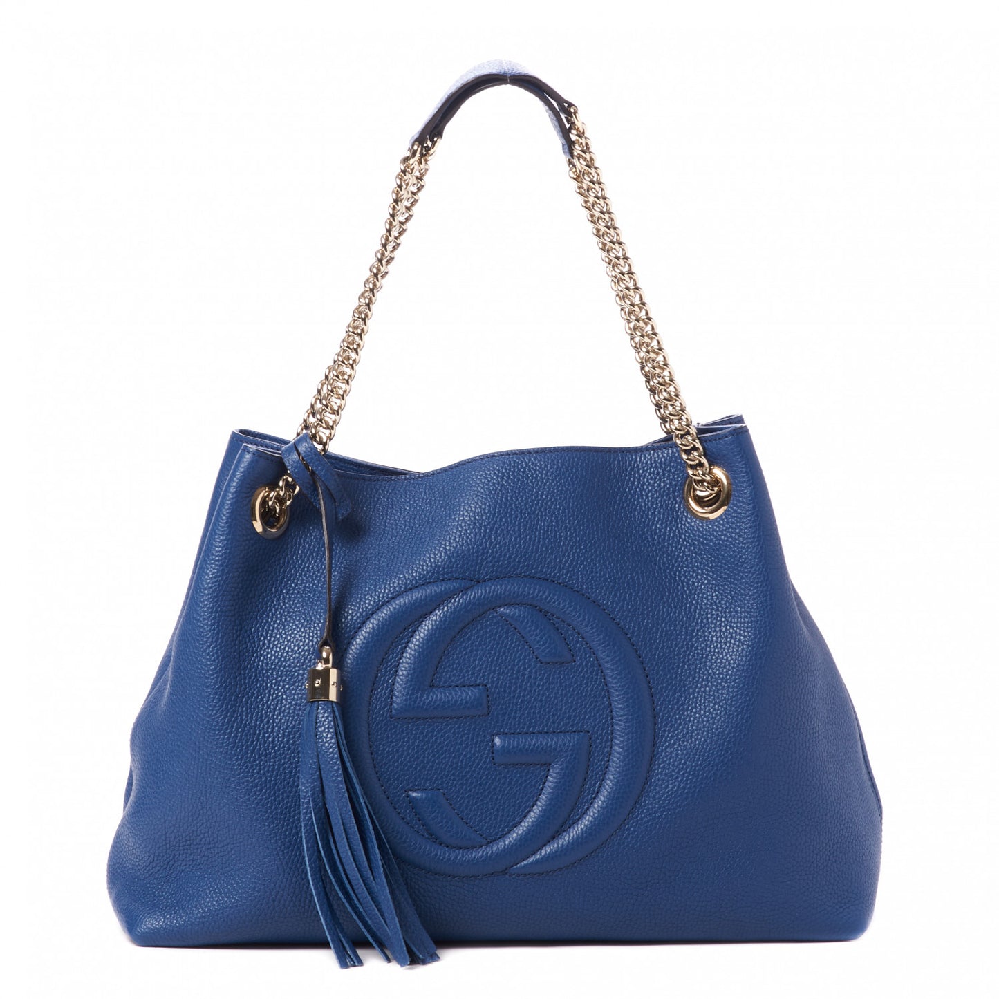 Cellarius Calfskin Medium Soho Chain Shoulder Bag Caspian