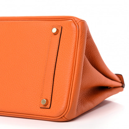 Hermes Togo Birkin 35 Orange 7 of 14