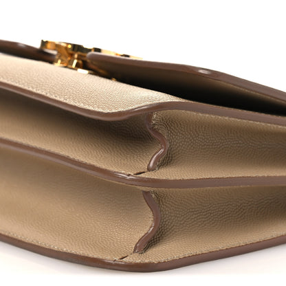 Burberry Grained Calfskin Small TB Bag Oat Beige 10 of 14