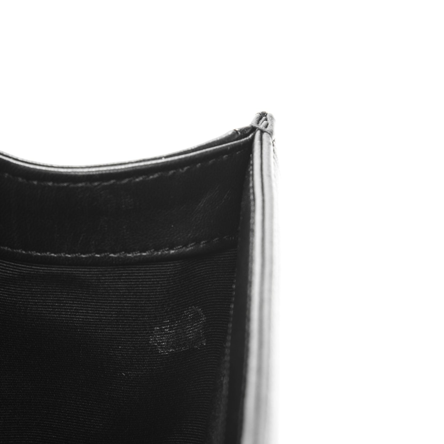 Lambskin Quilted Medium Boy Flap Black