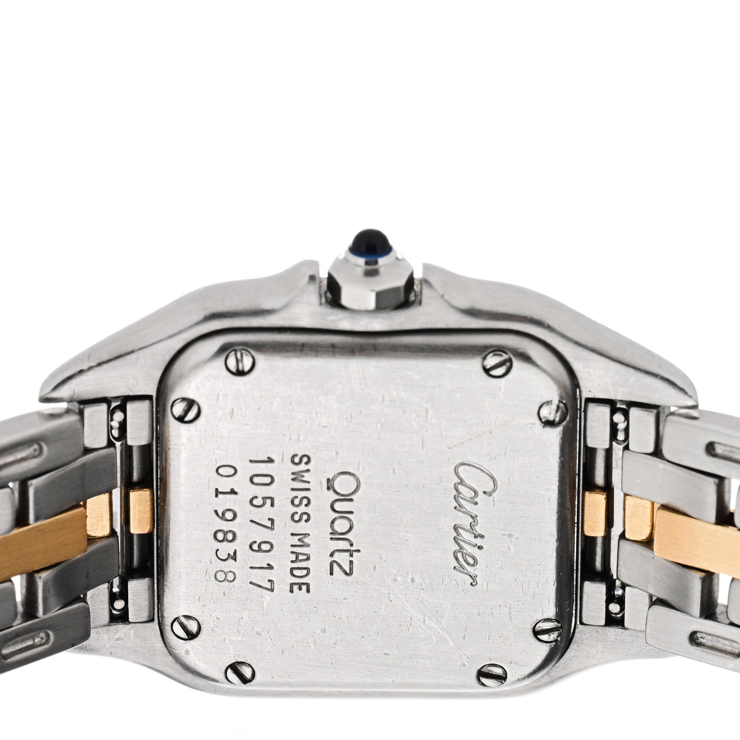 Cartier Stainless Steel 18K Yellow Gold 22mm Panthere Quartz Watch 4 of 5