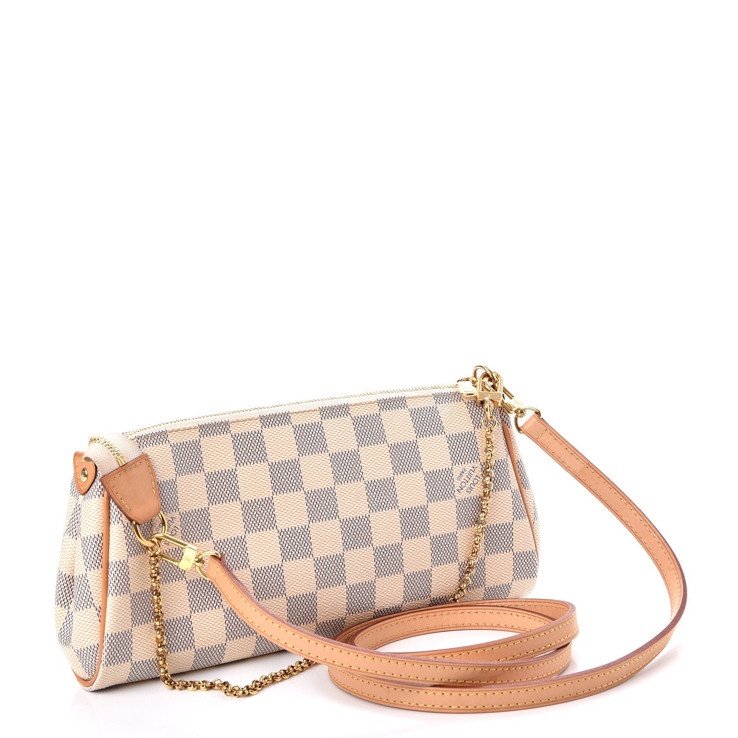Louis Vuitton Damier Azur Eva Clutch 3 of 10