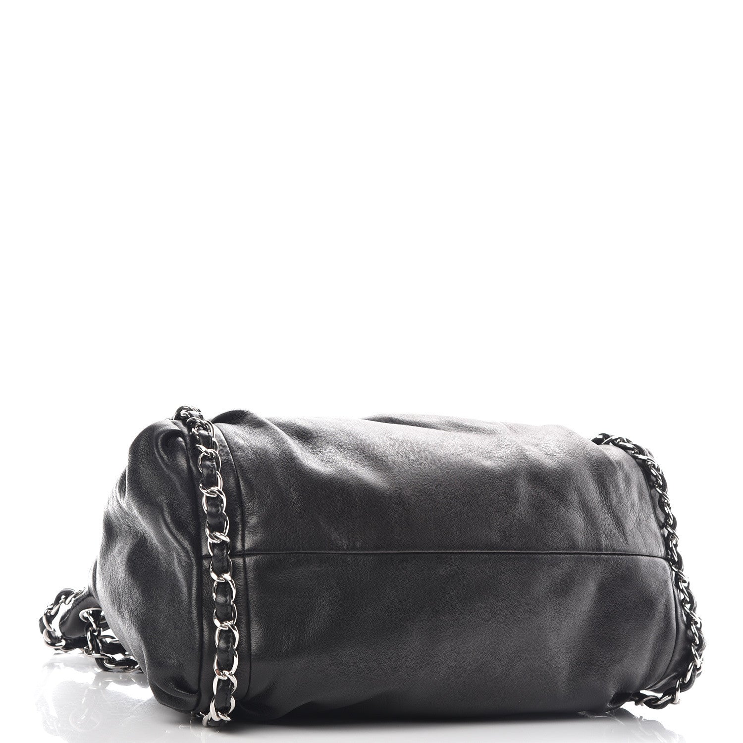 Chanel Lambskin Large Sharpei Shoulder Bag Black 4 of 9