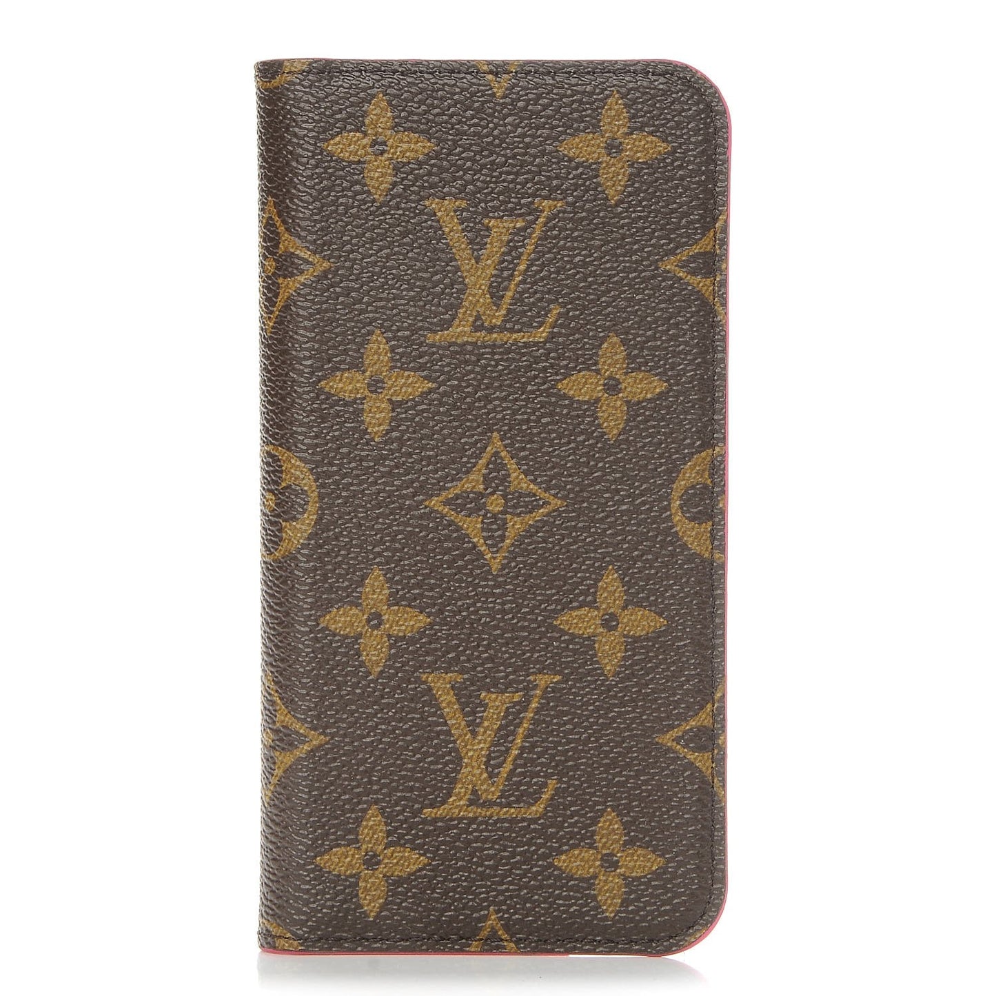 Monogram iPhone X Folio Case Rose Pop