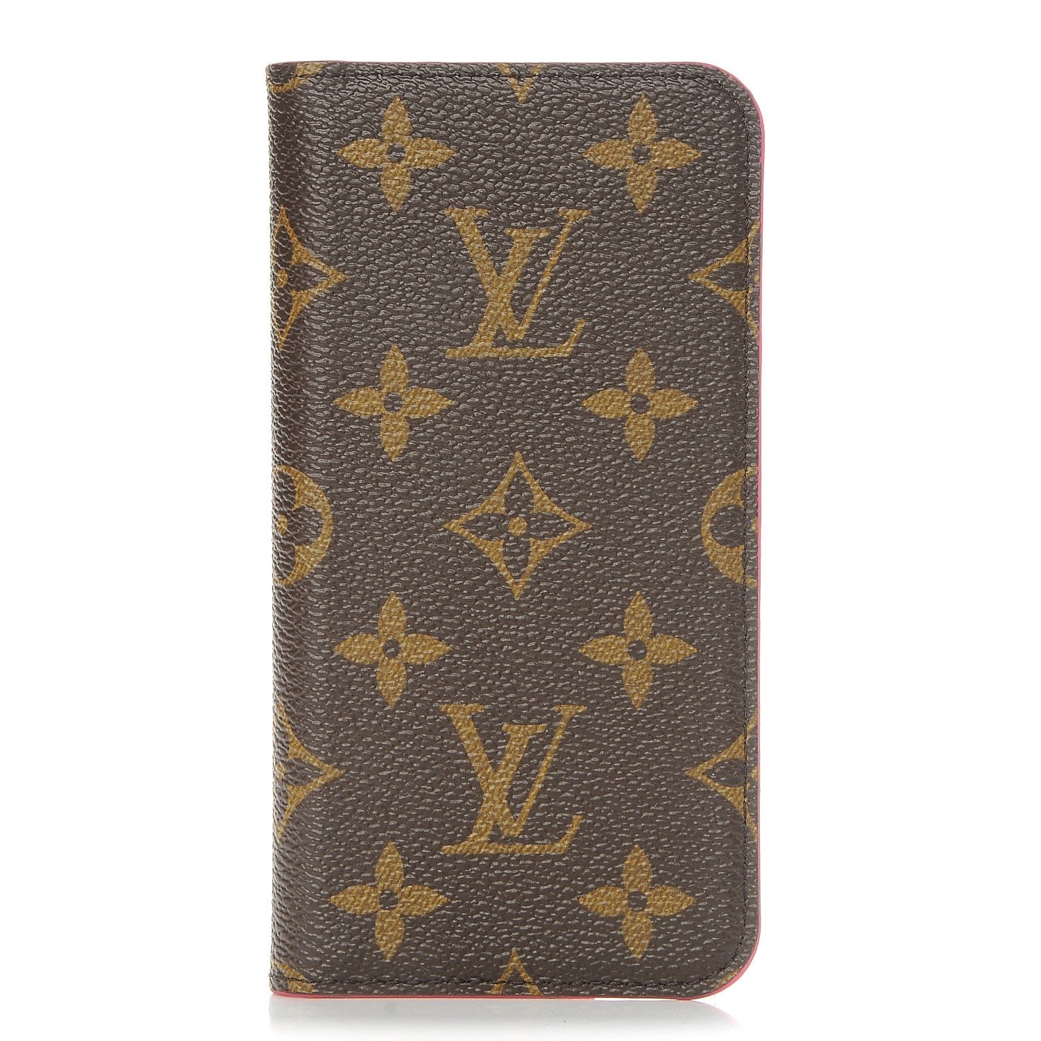 Louis Vuitton Monogram iPhone X Folio Case Rose Pop 1 of 8