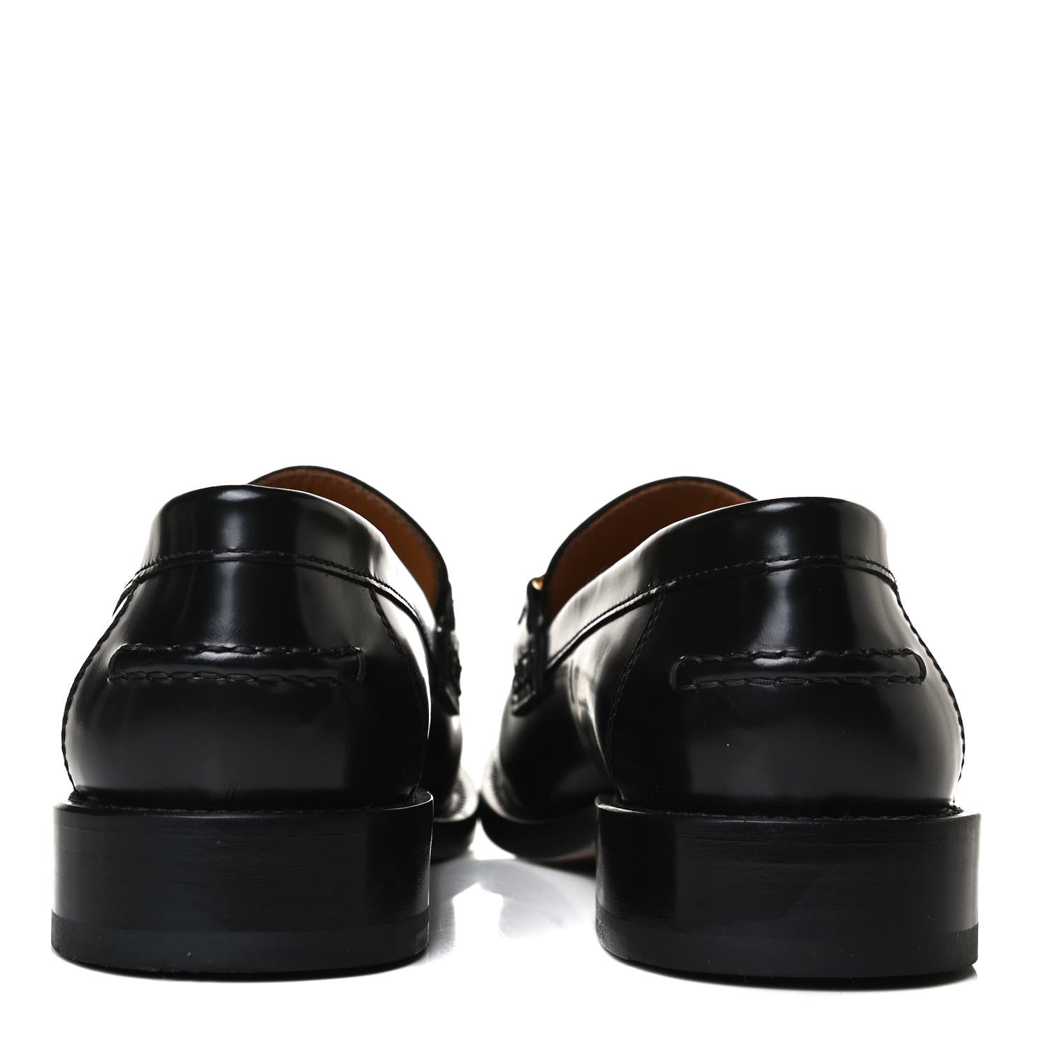 Christian Dior Brushed Calfskin Dior Code 15mm Loafers 39.5 Black 6 of 15