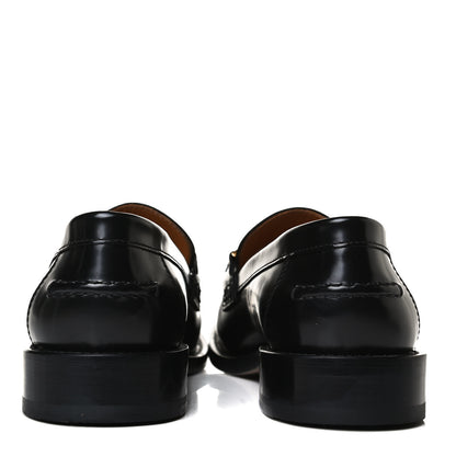 Christian Dior Brushed Calfskin Dior Code 15mm Loafers 39.5 Black 6 of 15