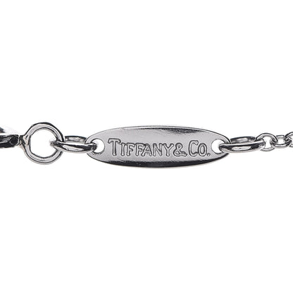 Tiffany Platinum Diamond 6mm Elsa Peretti Teardrop Pendant Necklace 6 of 7