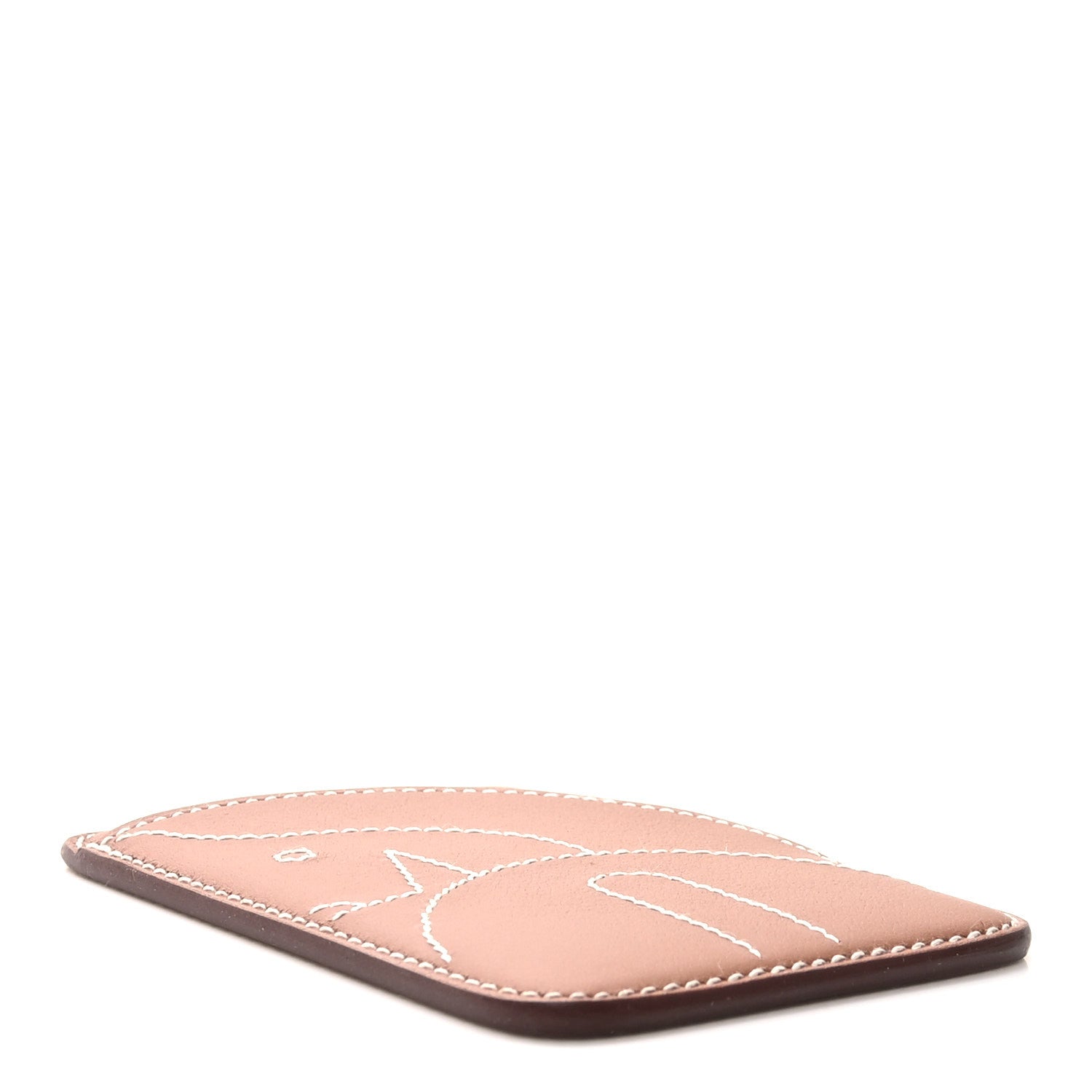 Hermes Swift Stitched Cheval MagSafe Card Holder Gold 4 of 6