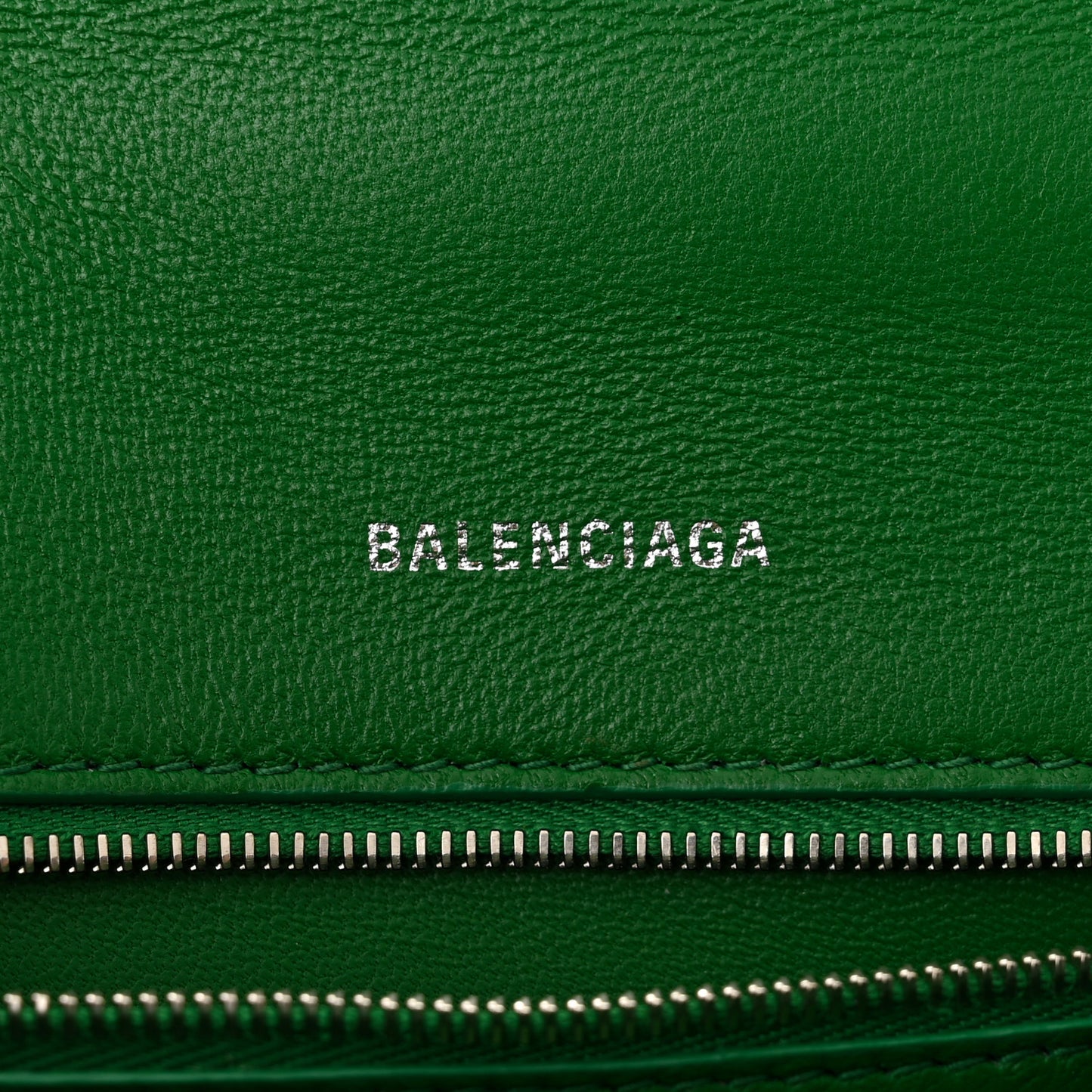 Shiny Calfskin Crocodile Embossed Small Hourglass Top Handle Bag Leaf Green