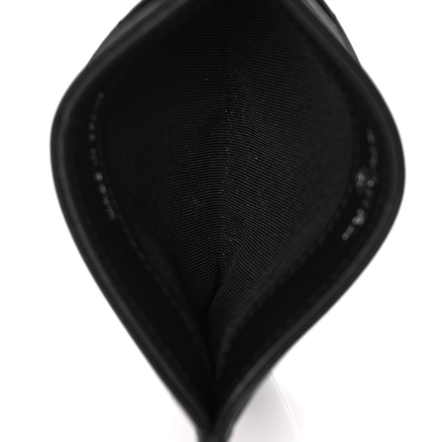Lambskin Quilted Card Holder So Black