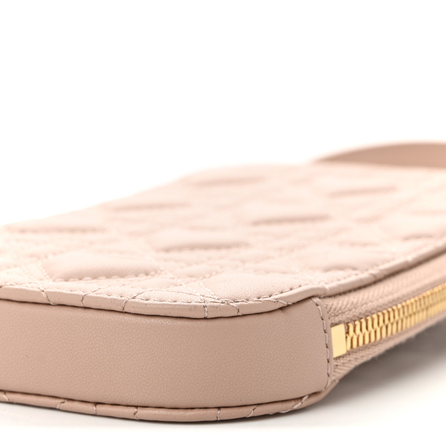 Christian Dior Lambskin Cannage Dioramour Lady Dior Phone Holder Light Pink 10 of 11